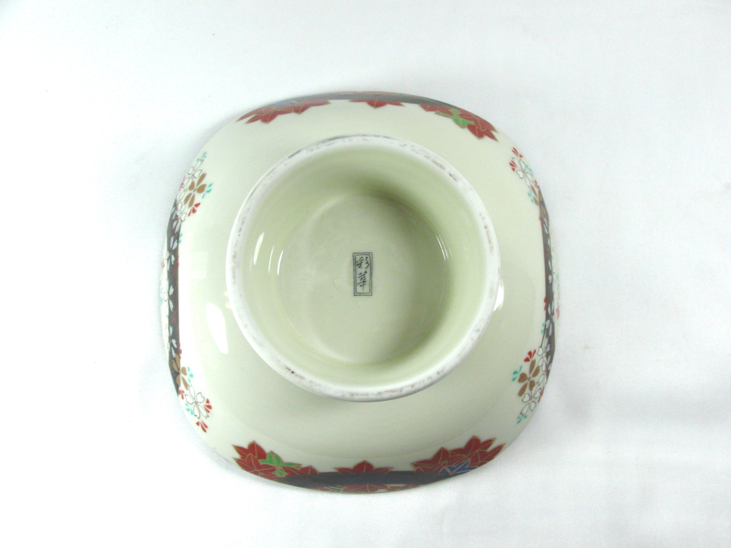 3102-0002 有田焼 華山窯 染錦春秋