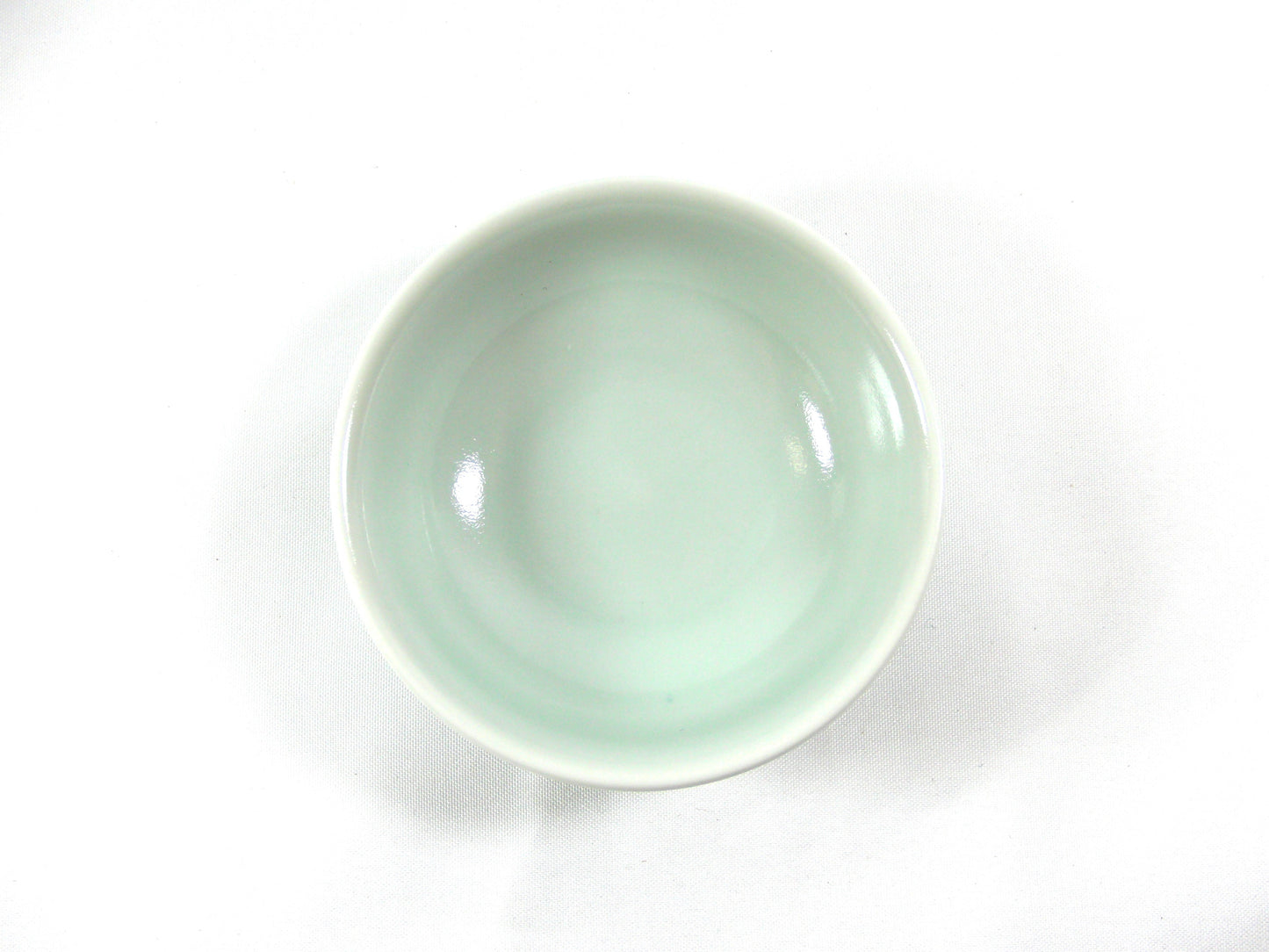 3102-0022 有田焼 華山窯 青磁マット四ツ葉