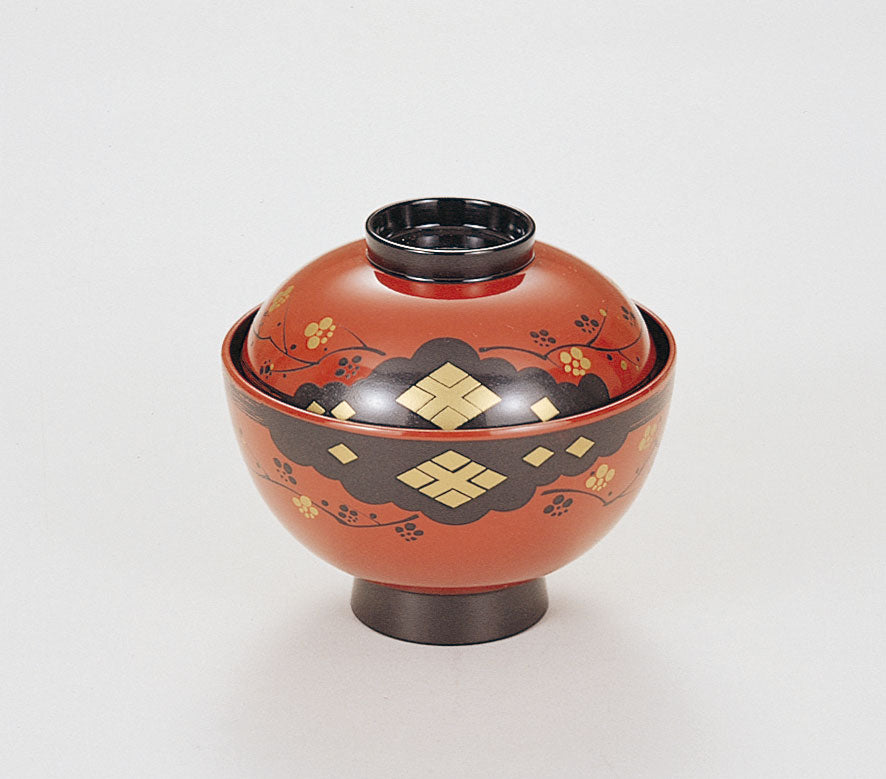 3103-0111 自社製越前漆器 食洗器OK
耐熱3.7寸みやこ椀 (11.1φ×H10)
朱色系シリーズ