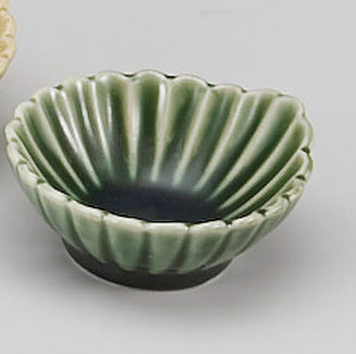 3102-0102 菊彫一方上り2.2寸小付(6.6φ×H3.2)