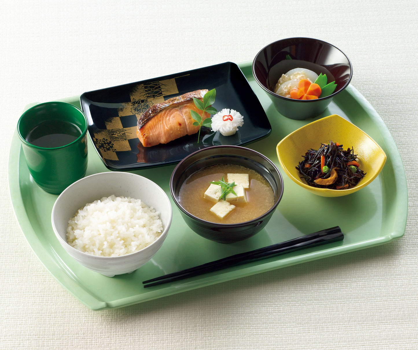 3301-0034 メラミン食器 ロクロ飯碗・中 コヒキシリーズ 目安:白飯160g (身 ∅12.3×7.1H・410ml 蓋 ∅12.4×2.7H)