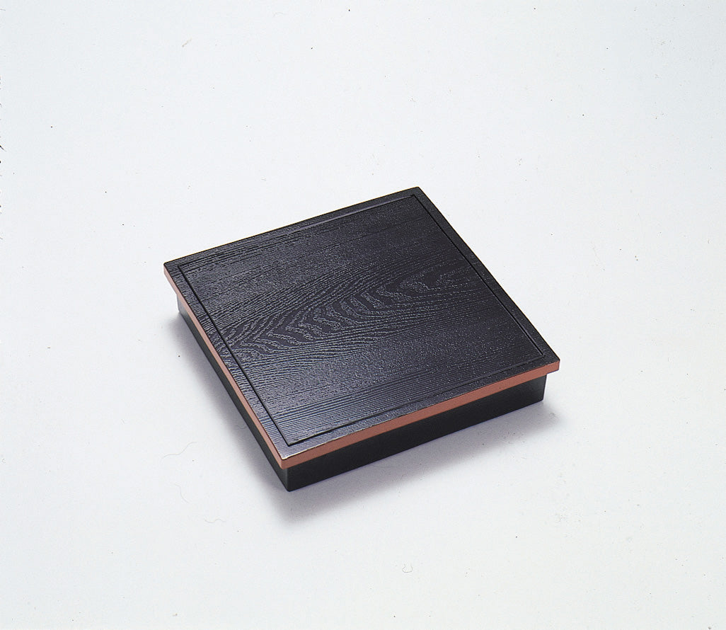 3201-0002 自社製越前漆器 食洗器OK
耐熱8.5寸松華堂
(本体26×26×H6 内塗なし)