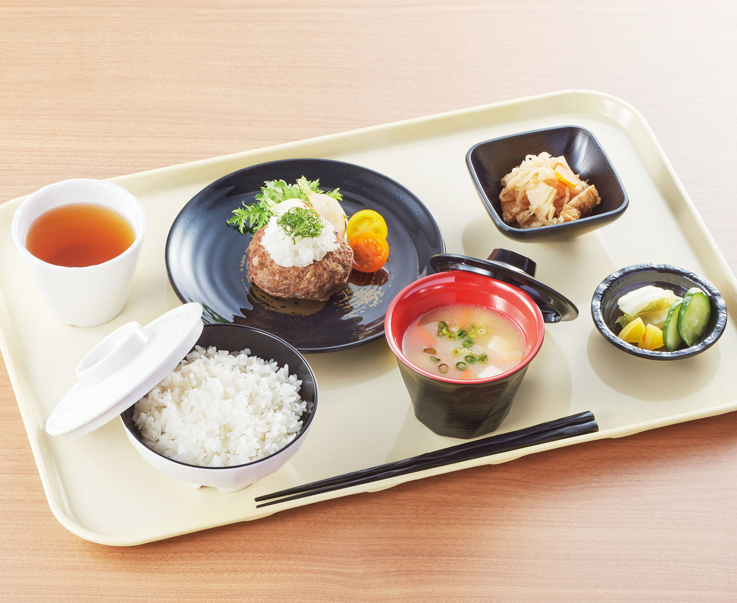3302-0045 メラミン食器 丸皿・小 ∅18.7×2.1H