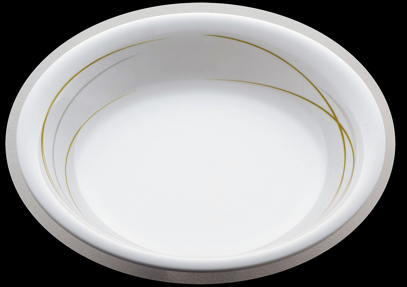 3302-0046 メラミン食器 クープ皿・大 ∅18.8×4H・600ml