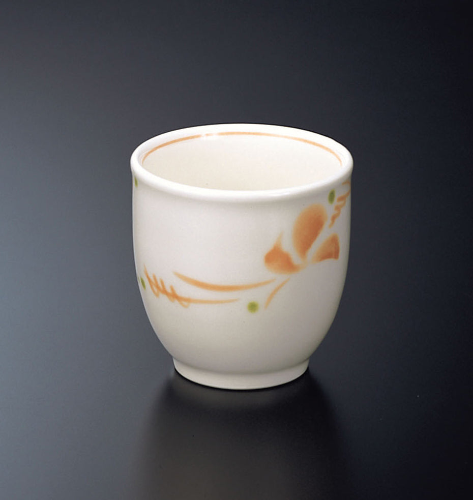 3503-0122 強化磁器 湯呑 花しらべ ∅7.3×7.4H・200ml