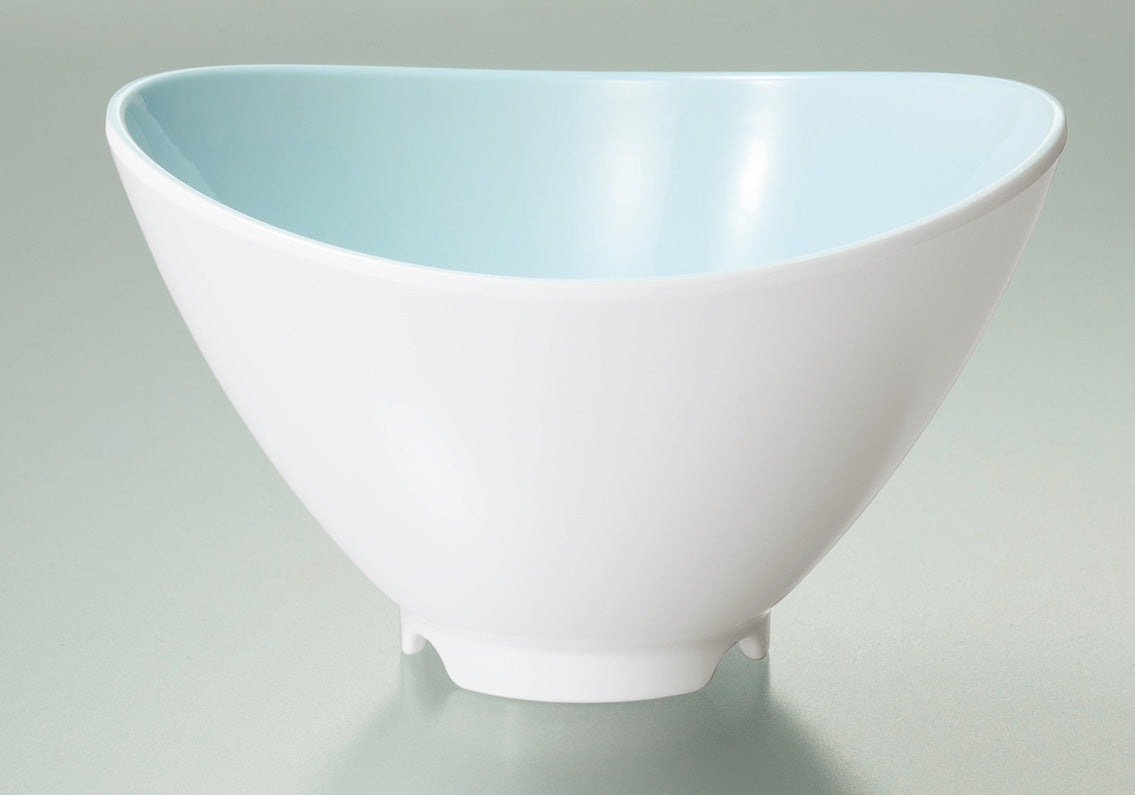 3301-0031 メラミン食器 12cm アーチボール 目安:白飯140g (∅12.8×7.5H・360ml)