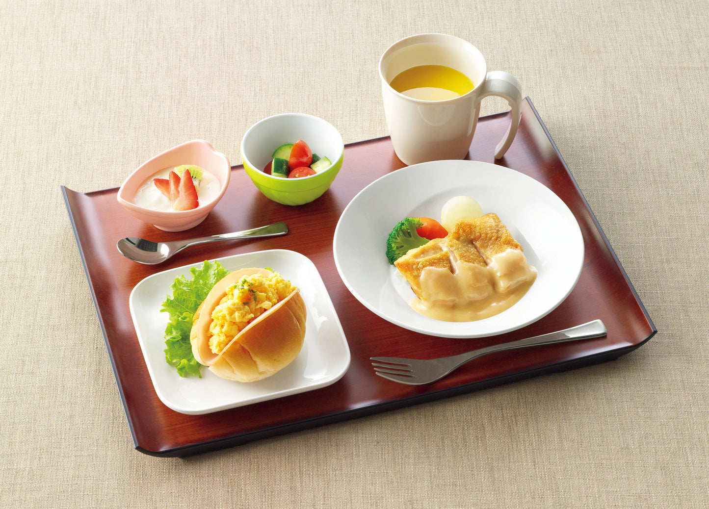 3302-0047 メラミン食器 19cm スパイラルプレート ∅18.9×3.7H・500ml