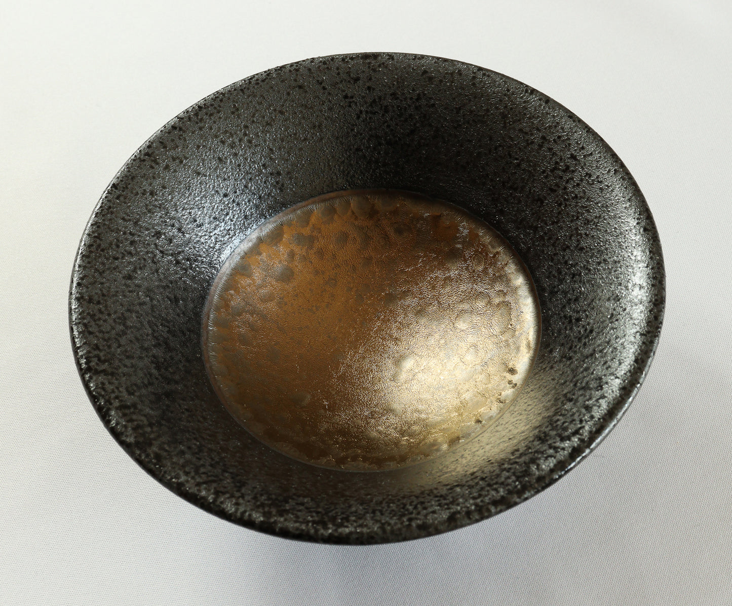 3102-0201 美濃焼　ハイブリッド陶器・磁器4.5寸反小鉢 （14φ×H5）