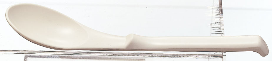 3702-0011　メラミン食器　レンゲスプーン・フォーク アイボリー　18×3.7