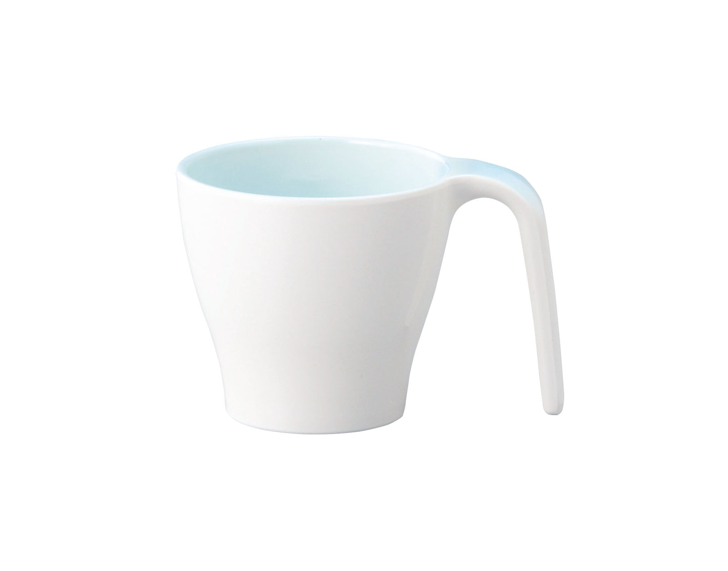 3501-0161　メラミン食器　リープカップ  カップ　∅8.6×12×7.8H・260ml 蓋（シリコン）　∅9.2×1.1H